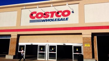Photograph of a Costco Wholesale storefront.