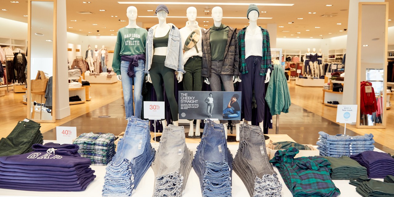 Gap merchandise display