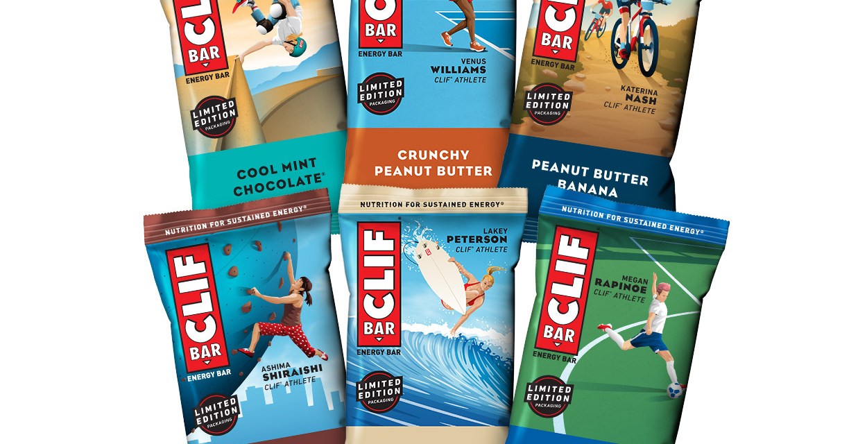 Line of Clif Bar energy bars