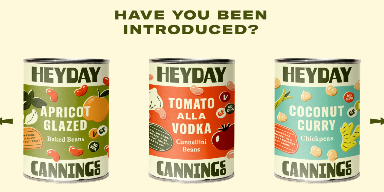 Canned beans from Heyday Canning Co.