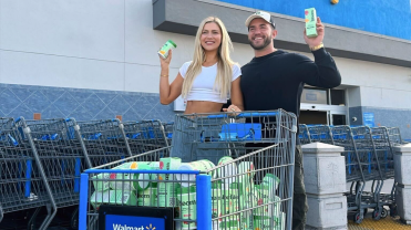Bloom founders in front of a Walmart.