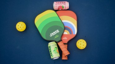 Sanzo is further deepening its ties to pickleball by teaming up with a pickleball equipment brand called Nettie to create limited edition paddles inspired by Sanzo’s fruit flavors.
