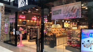 Miss A's storefront in a mall.