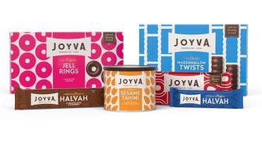 Joyva's product assortment in their new packaging.